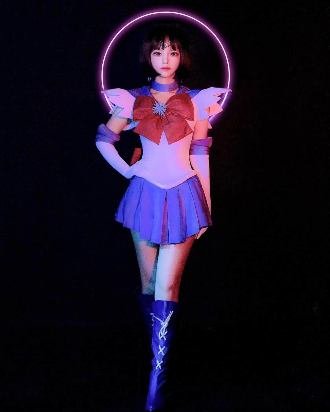 HAIMさんのインスタグラム写真 - (HAIMInstagram)「Saturn🌌 Photo by. @janwoo.pic  #sailormoonsaturn #sailormoon #saturn #cosplay」8月27日 16時29分 - haim__s