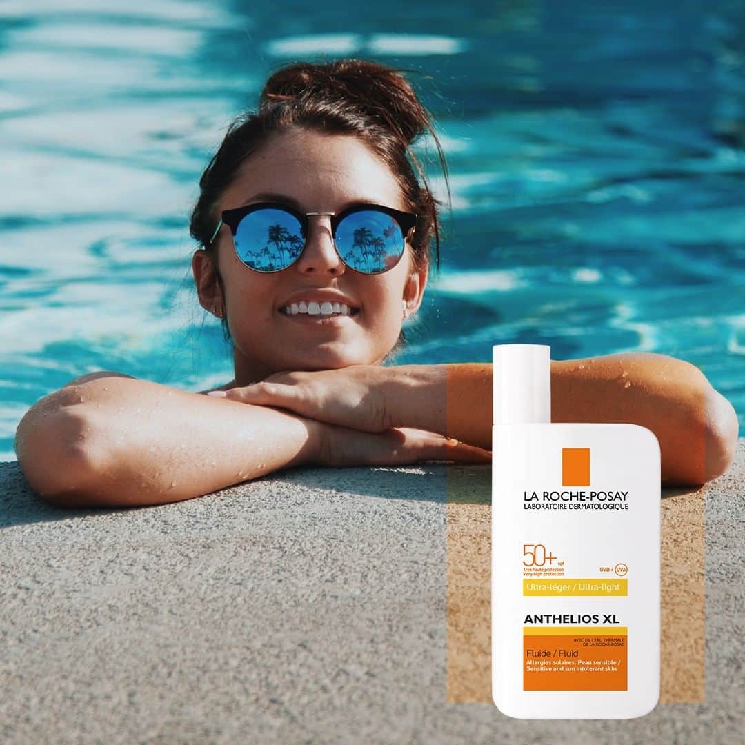 LA ROCHE-POSAY JAPAN ラロッシュポゼのインスタグラム：「. ＼毎日の紫外線対策に／ . まだまだ紫外線が気になる季節。 皆さま紫外線対策はしっかりできていますか？ . 紫外線は日やけを起こすだけでなく、シミ・シワ・たるみの原因にもなるので未来のお肌のためにもしっかりと対策をすることが大切です🌟 . アンテリオス XL フリュイドはSPF50＋・PA++++の最高レベルの紫外線防御力で夏のUV対策におすすめ。持ち運びにもぴったりのサイズです。 . #ラロッシュポゼ #乾燥肌 #敏感肌 #低刺激設計 #敏感肌コスメ #スキンケア #ドクターズコスメ #日やけ止め #UV対策 #アンテリオスフリュイド」