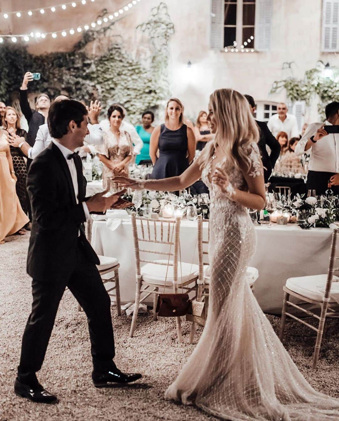 Galia Lahavさんのインスタグラム写真 - (Galia LahavInstagram)「Dancing Queen | Our stunning #GLBride @sallyvictoriabenson dancing the night away with our #Rhiannon gown #GLCouture 📷 @tali__photography」8月28日 0時05分 - galialahav