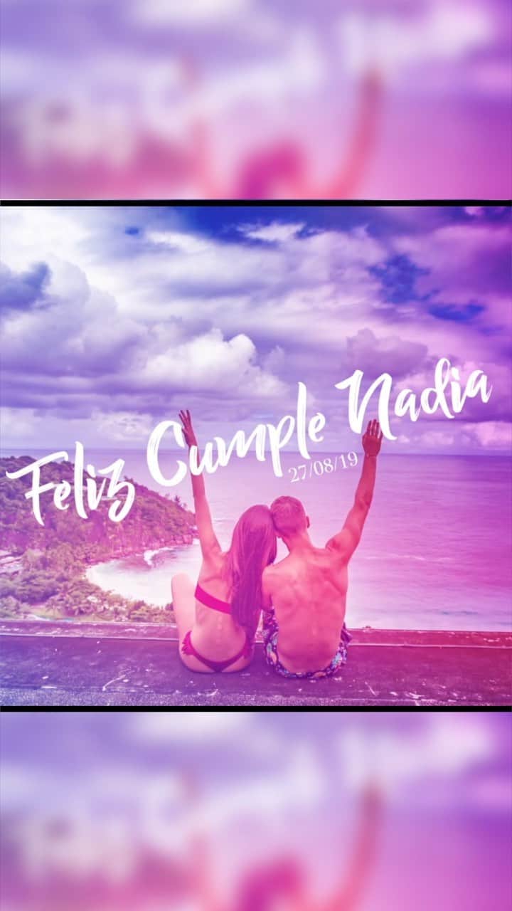 デニス・スアレス・フェルナンデスのインスタグラム：「Disfruta de tus 22 y no pierdas nunca tu sonrisa y tus ganas de vivir. Eres increíble. Te amo❤️ @nadiavilesgarcia」