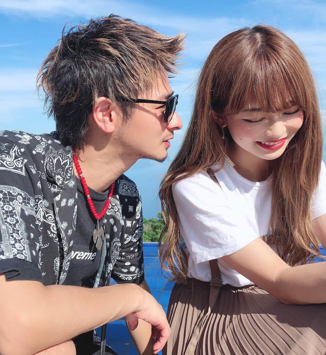 のインスタグラム：「いつも 本当に感謝しかない☺️ ありがと🥺  いつもとなりで 笑ってくれてるだけで すげぇ頑張れる☺️ @ray.magazine  見てね笑笑」