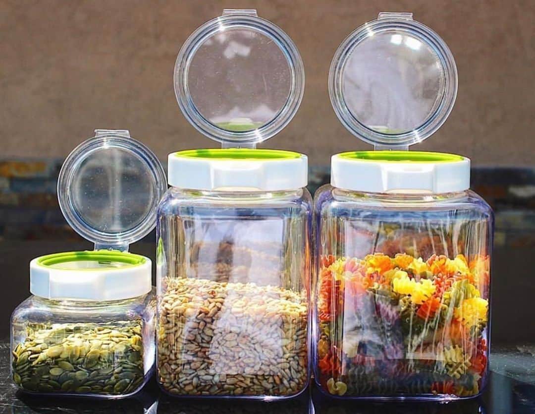 Lustrowareさんのインスタグラム写真 - (LustrowareInstagram)「From seeds to pasta, our keepot is ideal to store various kinds of foods.  Repost credit @mustafatraders5 — #lustroware #keepot #storage #foodstorage #canister #jar #crystalclear #pumpkin #seeds #pinenuts #nuts #pasta #healthyliving #healthyliving #organic #innovative #bpafree #photo #sunshinecoast #sunny #california #socal #santamonica」8月28日 9時12分 - lustroware
