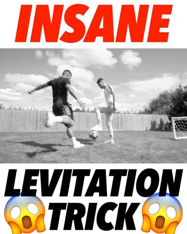 F2Freestylersのインスタグラム：「CRAZY LEVITATION TRICK! ⚽️🔮💫 NEW VIDEO OUT NOW! 🎥 LINK IN BIO 🔗」