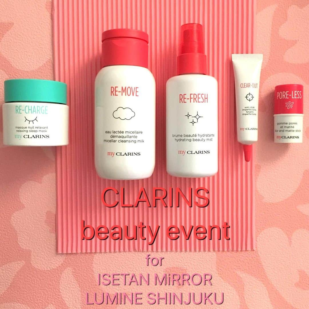 ISETAN MiRRORさんのインスタグラム写真 - (ISETAN MiRRORInstagram)「. . 【ISETAN MiRROR LUMINE SHINJUKU】8月29日リニューアルオープン NEWS vol.5 . . 【CLARINS】ビューティ イベント .  2019年8月29日・30日  各日 11:00 - 20:00 . . ルミネ新宿店から取り扱いをスタートする『CLARINS』の新スキンケアライン “ マイクラランス ”をみなさまのお悩みに合わせてご紹介、体験いただけるビューティイベントです。ご予約不要。ご来店お待ちしております。 . . #isetanmirror #イセタンミラー #イセタンミラールミネ新宿店 #リニューアルオープン  #8月29日オープン #news #clarins #クラランス #ビューティイベント  #myclarins #マイクラランス #ご紹介 #体験 #スキンケア #cosme #cosmetics #コスメ #コスメティクス #化粧品 #make #makeup #メイク #メイクアップ #スキンケア #イセタンミラールミネ新宿店の店舗情報はイセタンミラーhpをご覧ください #ルミネ新宿 #コスメ好きさんと繋がりたい  #スキンケア好きさんと繋がりたい」8月28日 1時01分 - isetanmirror