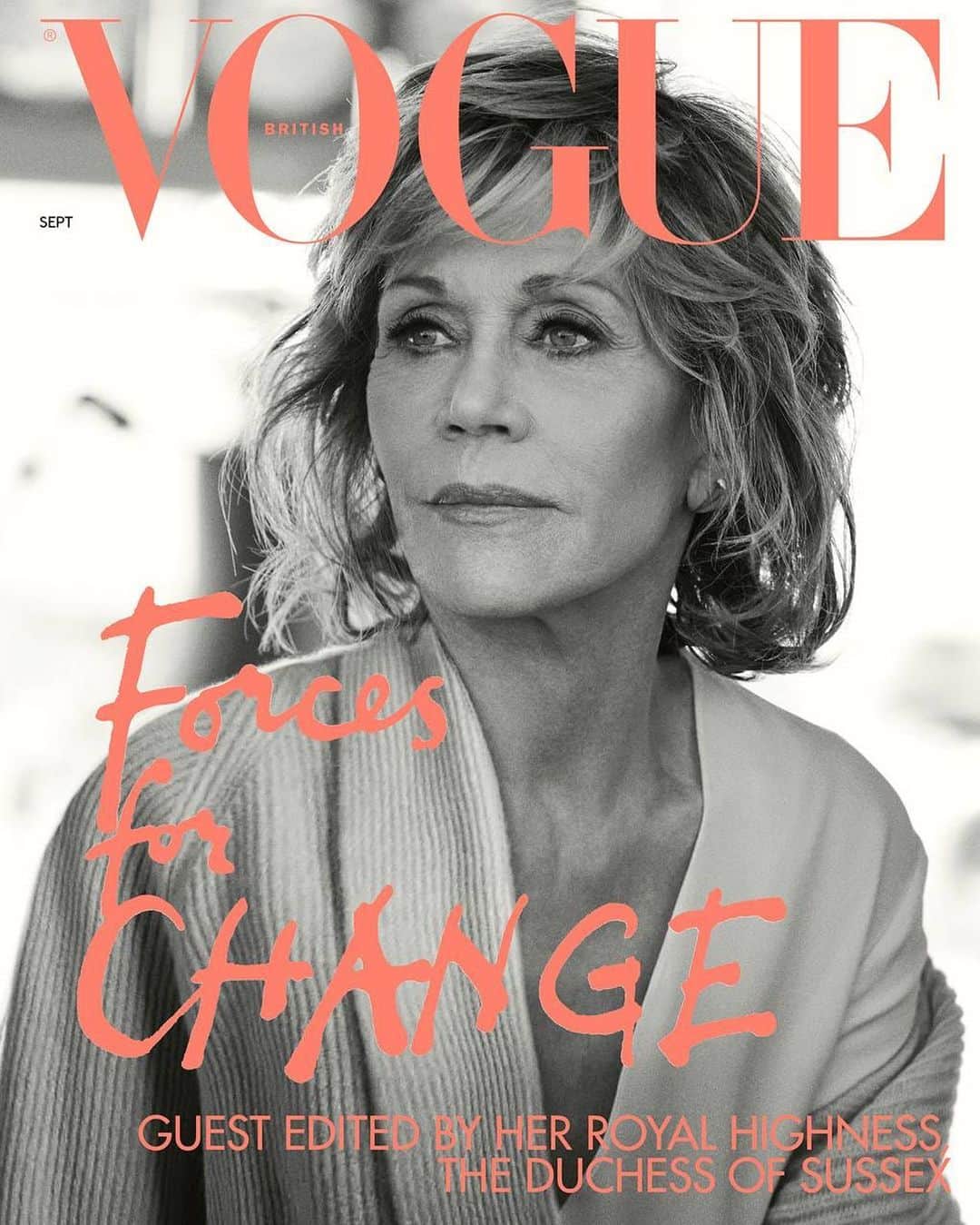 ピーター・リンドバーグさんのインスタグラム写真 - (ピーター・リンドバーグInstagram)「Jane Fonda, campaigner and actor #ForcesForChange #BritishVogue #JaneFonda #LindberghStories #septemberissue」8月28日 2時45分 - therealpeterlindbergh