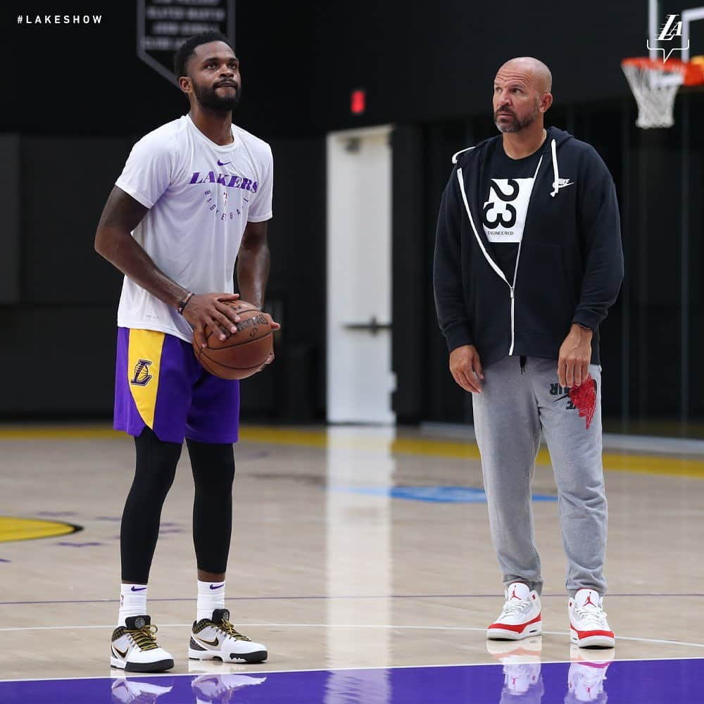 Los Angeles Lakersさんのインスタグラム写真 - (Los Angeles LakersInstagram)「‪In the lab 🌴 @troydaniels30」8月28日 4時06分 - lakers