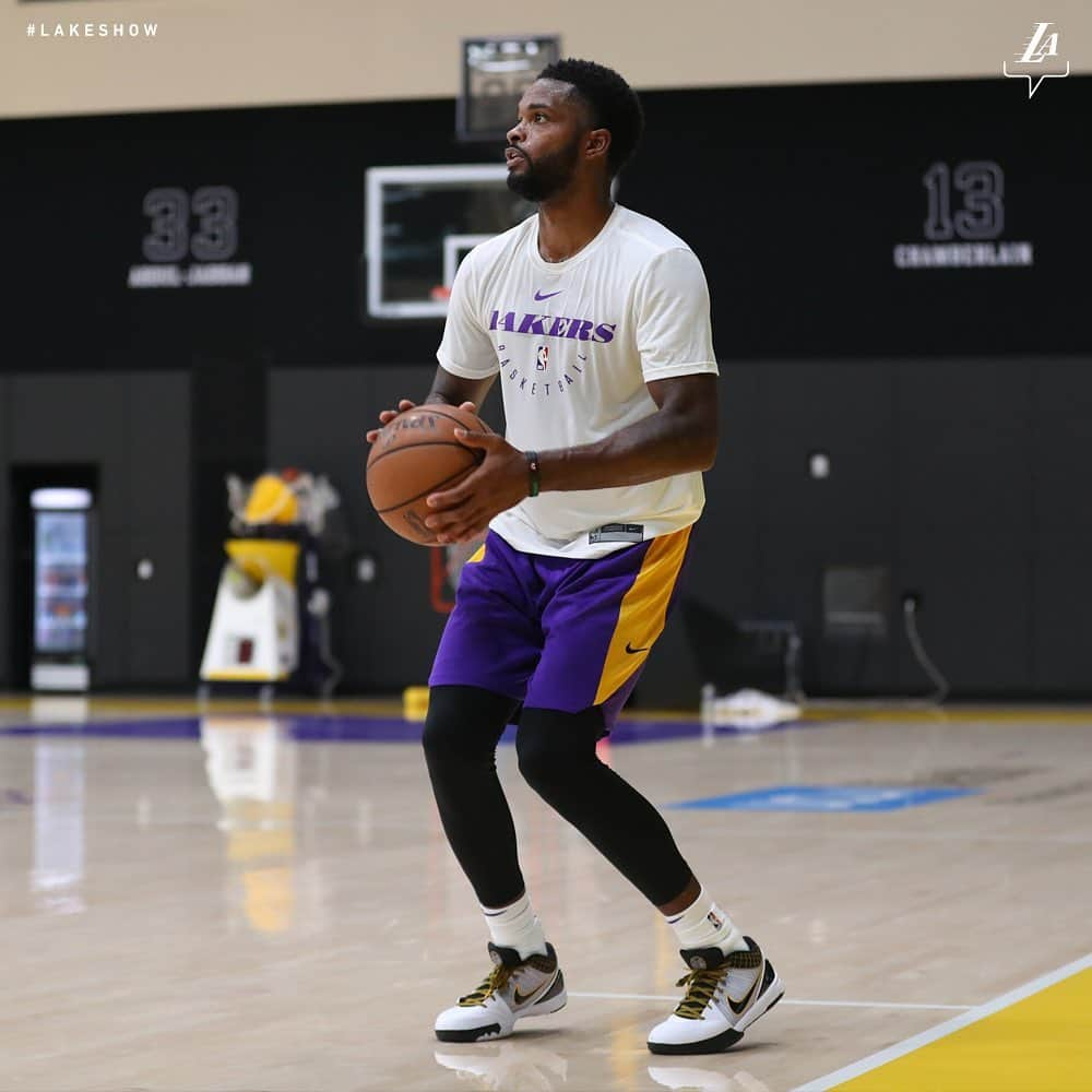 Los Angeles Lakersさんのインスタグラム写真 - (Los Angeles LakersInstagram)「‪In the lab 🌴 @troydaniels30」8月28日 4時06分 - lakers