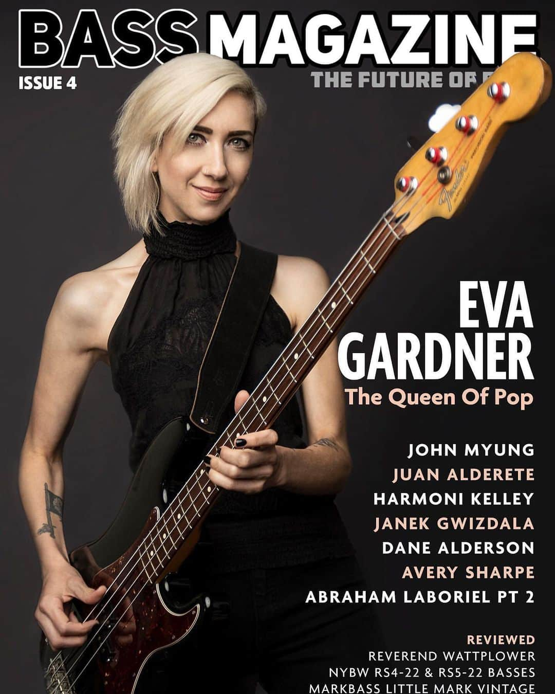 マーク・シュルマンさんのインスタグラム写真 - (マーク・シュルマンInstagram)「Congratulations to my bestie @evagardner!! #repost @bassmagazineonline Our latest issue is here! This month features the amazing queen of pop, Eva Gardner (P!nk, Gwen Stefani, Cher), John Myung of Dream Theater, Juan Alderete of The Mars Volta & Marilyn Manson, Janek Gwizdala, Harmoni Kelley of Kenny Chesney, Fat Mike of NOFX, Dane Alderson of Yellowjackets, Andy West of Dixie Dregs, Avery Sharpe, Will Lee and Sadowsky, the second part of our Abraham Laboriel feature, reviews of the latest from Markbass, New York Bass Works, and Reverend Guitars, plus lessons, transcriptions, album reviews, columns, and much more! Dig in! Read it at bassmagazine.com. #bassmag #bassmagazine」8月28日 4時31分 - markyplanet