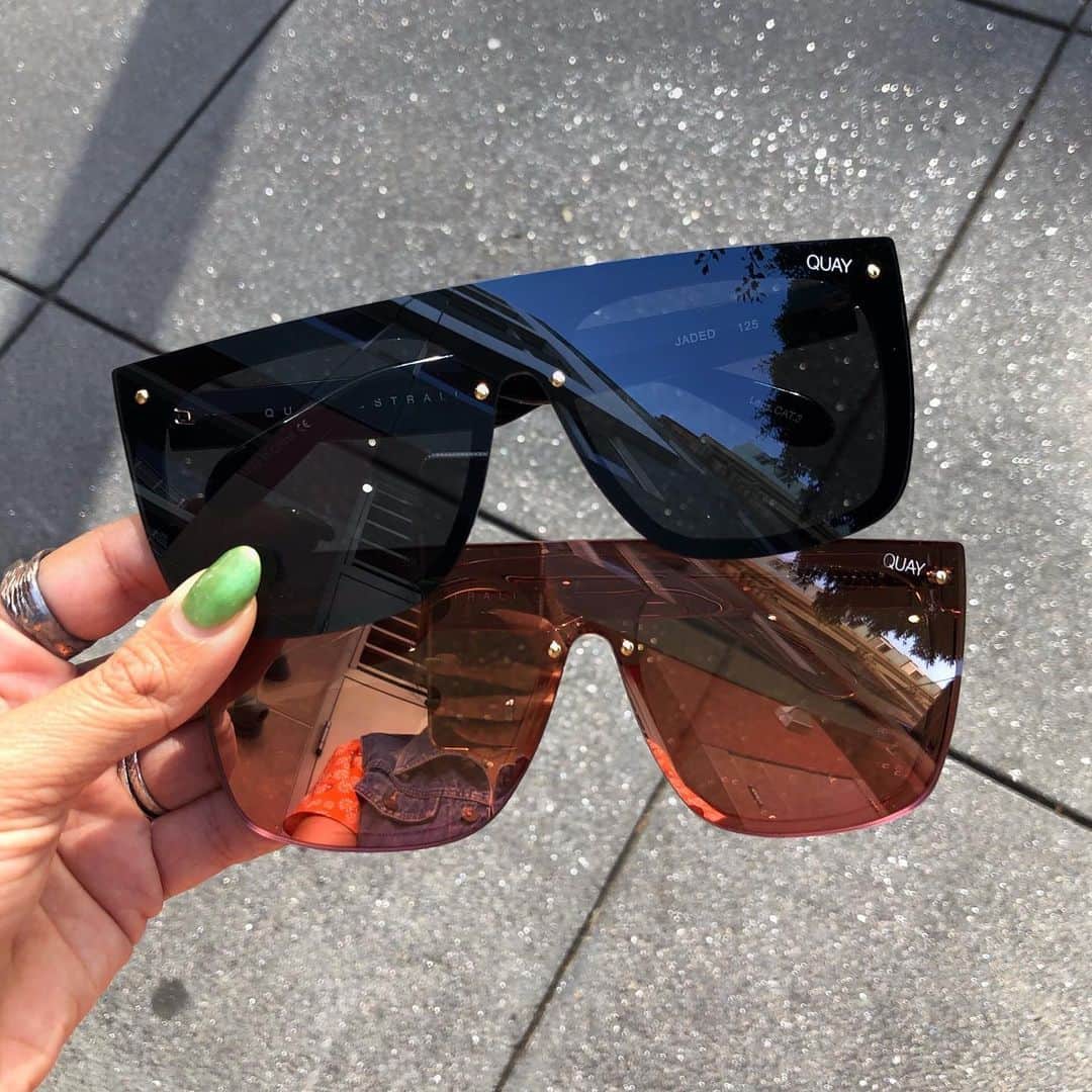 quayaustraliaさんのインスタグラム写真 - (quayaustraliaInstagram)「Stay shady in JADED ⚡️ Add these 🔥 frames to any fit for the ultimate cool factor 😎 #QUAYXNABILLA #QUAYAUSTRALIA」8月28日 5時17分 - quayaustralia