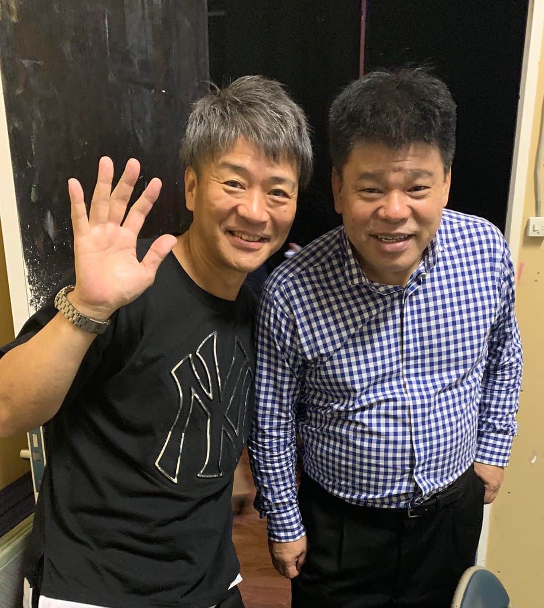 のインスタグラム：「オール阪神 師匠のイベントで… 「笑いと健康～ミネラルのある暮らし〜」 出演させていただきました🤗 (道頓堀ZAZA HOUSE) ※きょうもかもがわ…オール阪神師匠のご子息 漫才コンビ  阪神師匠の若いときにそっくりですネ😬 #オール阪神 #ジミー大西 #きょうもかもがわ #川上じゅん #川上じゅん腹話術 #道頓堀ZAZAHOUSE」