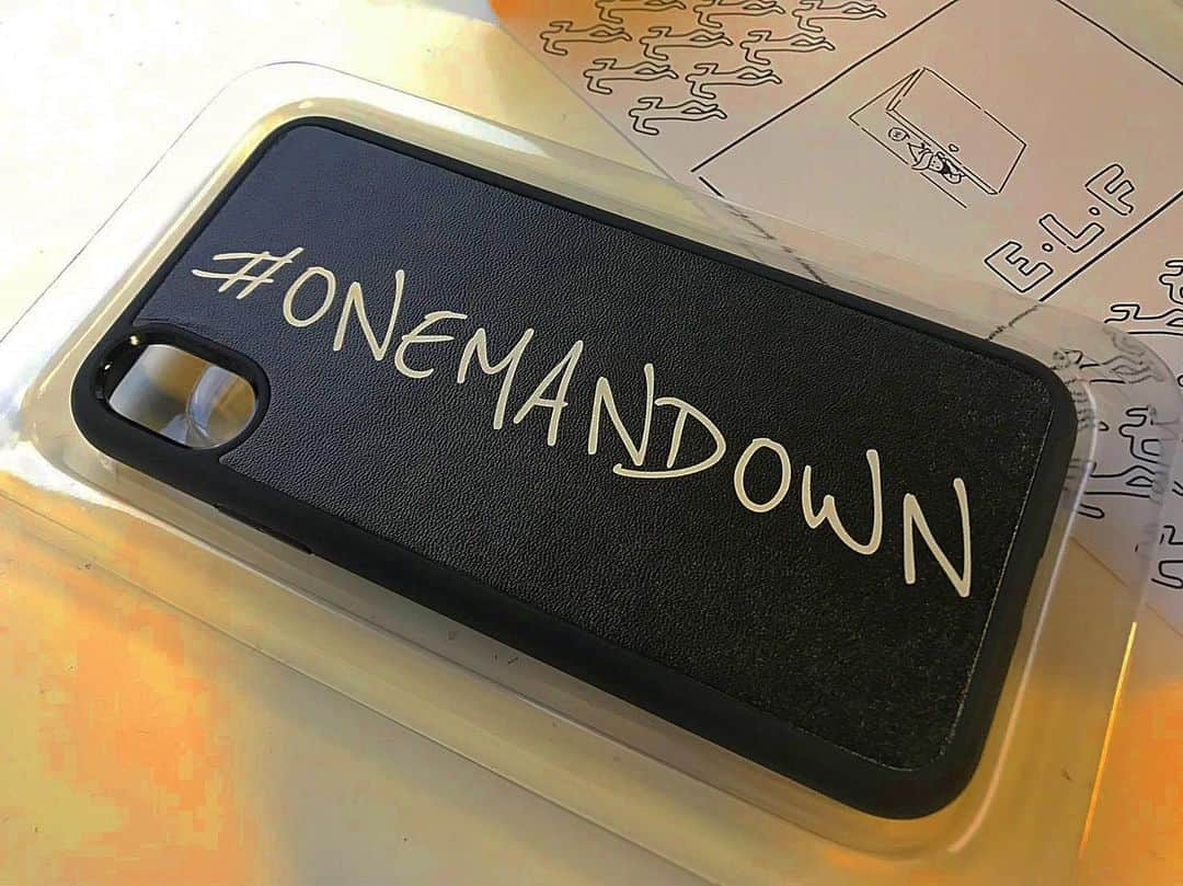 スパガのインスタグラム：「Onemandown Iphone Case FOR X.XS.XR 🤞🏻coming soon..:」