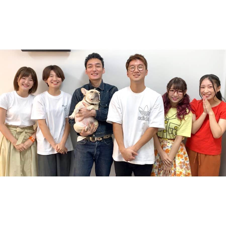のインスタグラム：「. U-FES.TOUR 2019 Kids 東京公演 会場にお越しいただいた皆さま ありがとうございました！😆🎉 . そして…サプライズ登場でした草彅剛さん！ ボンボンメンバーで、 草彅さんにご挨拶もさせていただきました！😂✨ 楽屋では愛犬クルミちゃんにも会えて、 プレミアすぎるお写真…！！！ フレンチブル可愛い…！！！ 写真を家族に見せたら感動してた😂 宝物です😳🌸 . 出演メンバーが豪華すぎて 終始ドキドキでした〜！！😂 夏の思い出がまた増えて、 今年の夏は本当盛りだくさんだ🙌 . 思い出いっぱいの東京ドームシティさんで イベントが出来たのも最高に幸せなこと…！ Gロッソ、とっても素敵な会場で みんなの顔もよーく見えたし、 声もよーく聞こえたよ😳💓 . 次は大阪！楽しみにしててー！！！ . #ufes #草彅剛 さん #ボンボンTV」