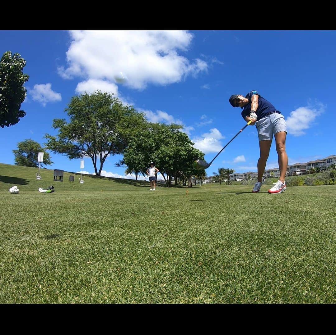 成田美寿々さんのインスタグラム写真 - (成田美寿々Instagram)「あんまり見たことないアングルシリーズ #goproのある生活 #gopro7 #迫力あるっしょ #ゴルフ女子 #golf #感想待ってます」8月28日 10時37分 - misuzunarita