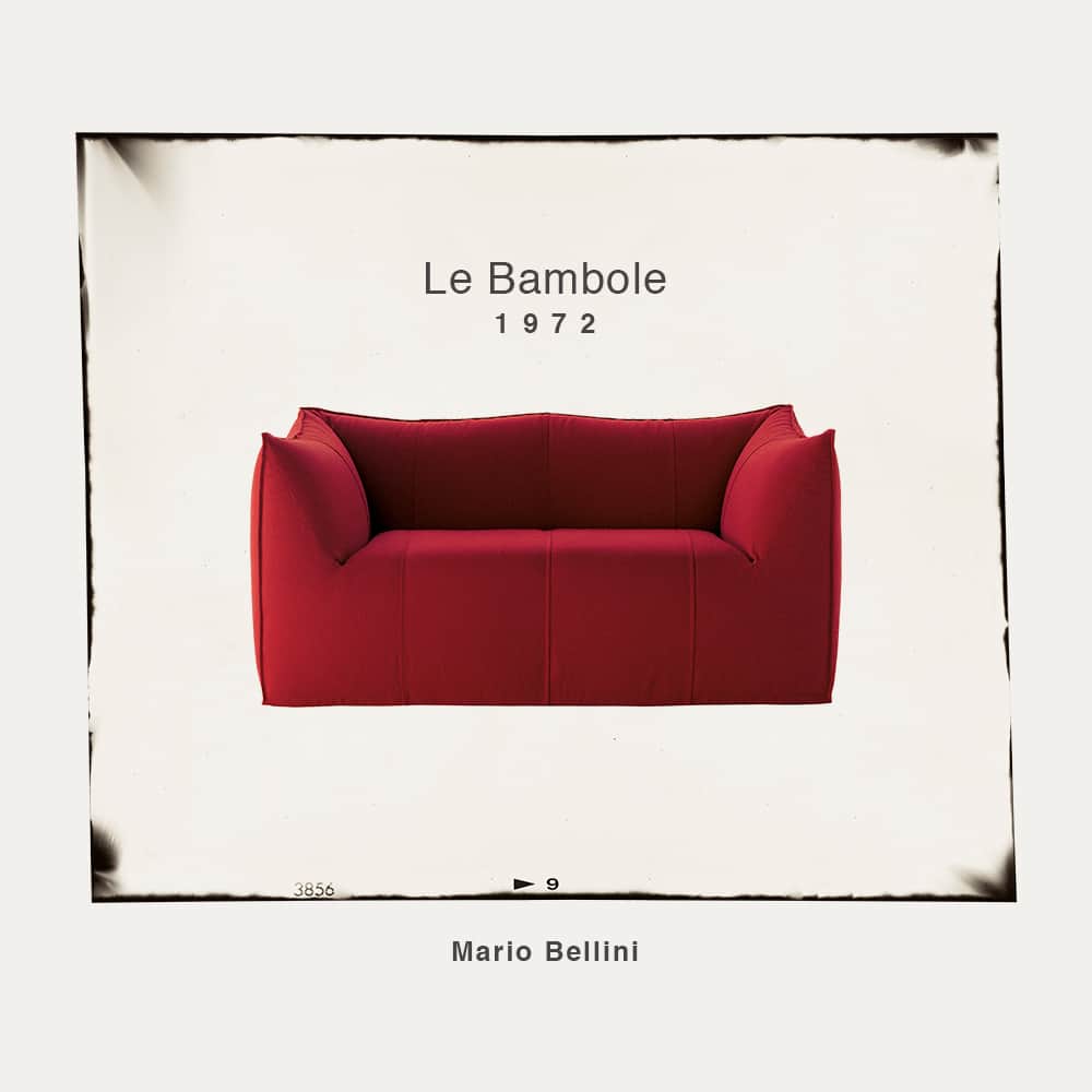 B&B Italiaさんのインスタグラム写真 - (B&B ItaliaInstagram)「Mario Bellini got rid of structures with "Le Bambole", in 1972. A completely new product line aiming to natural shapes. . #bebitalia #mariobellini #furnituredesign」8月28日 17時00分 - bebitalia