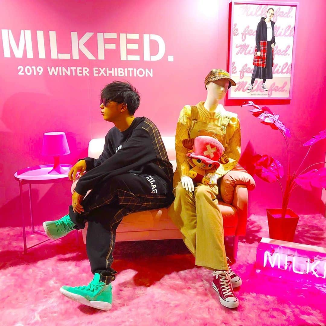 田中シングルさんのインスタグラム写真 - (田中シングルInstagram)「#MILKFED #SILAS #目線外すな #最後後ろ向いとるがな #MILKFED_ONEPIECE」8月28日 19時02分 - 8.6shin