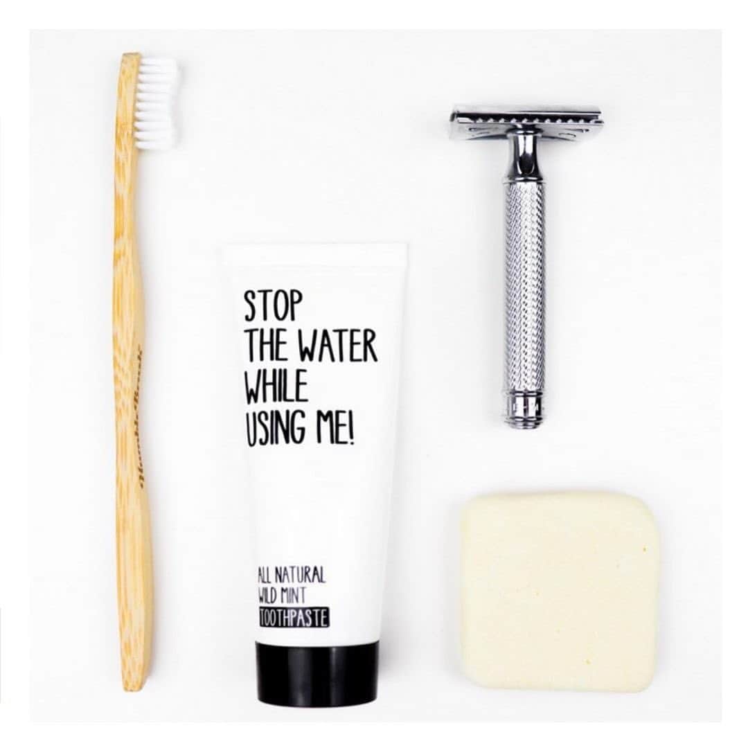 Stop The Water While Using Me!さんのインスタグラム写真 - (Stop The Water While Using Me!Instagram)「So thankful for this lovely feature by @janaklar on her sustainable favorites - including our vegan and purely botanical Wild Mint Toothpaste, our Waterless Shampoo Bar as well as the two other wonderful brands @muehle_rasurkultur and @thehumble.co! Because it really is that easy to make a change in your daily routines - even if you start with baby steps.⁠ #daringtochange #yourjourneyyourchange #oralcare #toothpaste #travelseason #conscioustravel #letsgosomewhere #goexplore #passionpassport #stopthewaterwhileusingme #allyouneedisless #waterlover #globalgoals #bethechange ⁣#travelgram #exploremore #sustainablelifestyle #sustainableliving #oceanconservation #ecofriendly #yayforearth⁠⠀⁠ Fotocredits by @janaklar⁠」8月28日 19時23分 - stopthewater