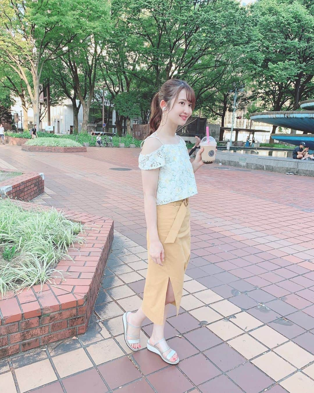 沢井里奈さんのインスタグラム写真 - (沢井里奈Instagram)「♡ . BON CAFE☕️💕💕 タピオカほんと好き🥤🌸 . . #さわーコーデ 👗🌼💕💕 clothes♡ #mercuryduo . #boncafe #tapioka #tapiokamilktea #cafe #instafood #ootd #coordinate #fashion #instafashion #makeup #instagood #instagramjapan #japanesegirl #girls #ボンカフェ #タピオカ #タピオカミルクティー #カフェ #栄カフェ #名古屋カフェ #カフェ巡り #さわーカフェ巡り #沢井里奈」8月28日 19時25分 - sawairina