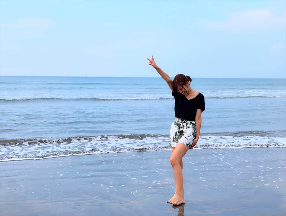 笠原美香さんのインスタグラム写真 - (笠原美香Instagram)「夏ありがとう✌️笑 なんだかすっかり夏の終わりを感じますね。」8月28日 19時57分 - mika.k419