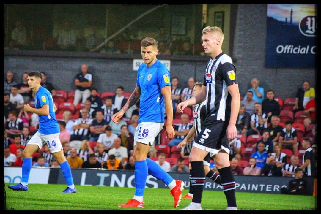 ルドゥウィッグ・オーマンのインスタグラム：「Great to be back heading it! @officialgtfc #utm」