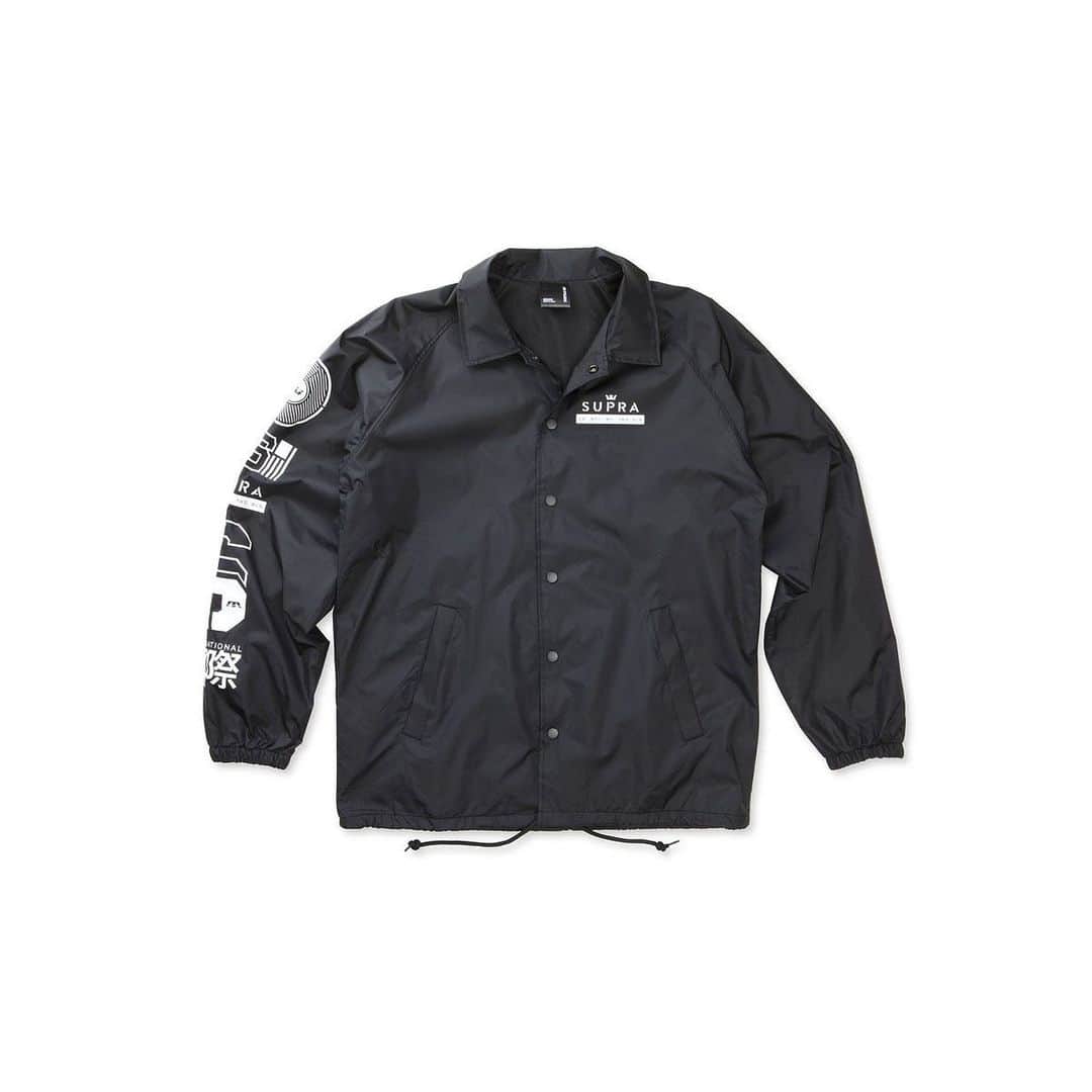 SUPRA TOKYOさんのインスタグラム写真 - (SUPRA TOKYOInstagram)「-NEXUS COACH JACKET- “BLACK”  Instore&Online #supratokyo #jacket #apparel」8月28日 21時01分 - supratokyo