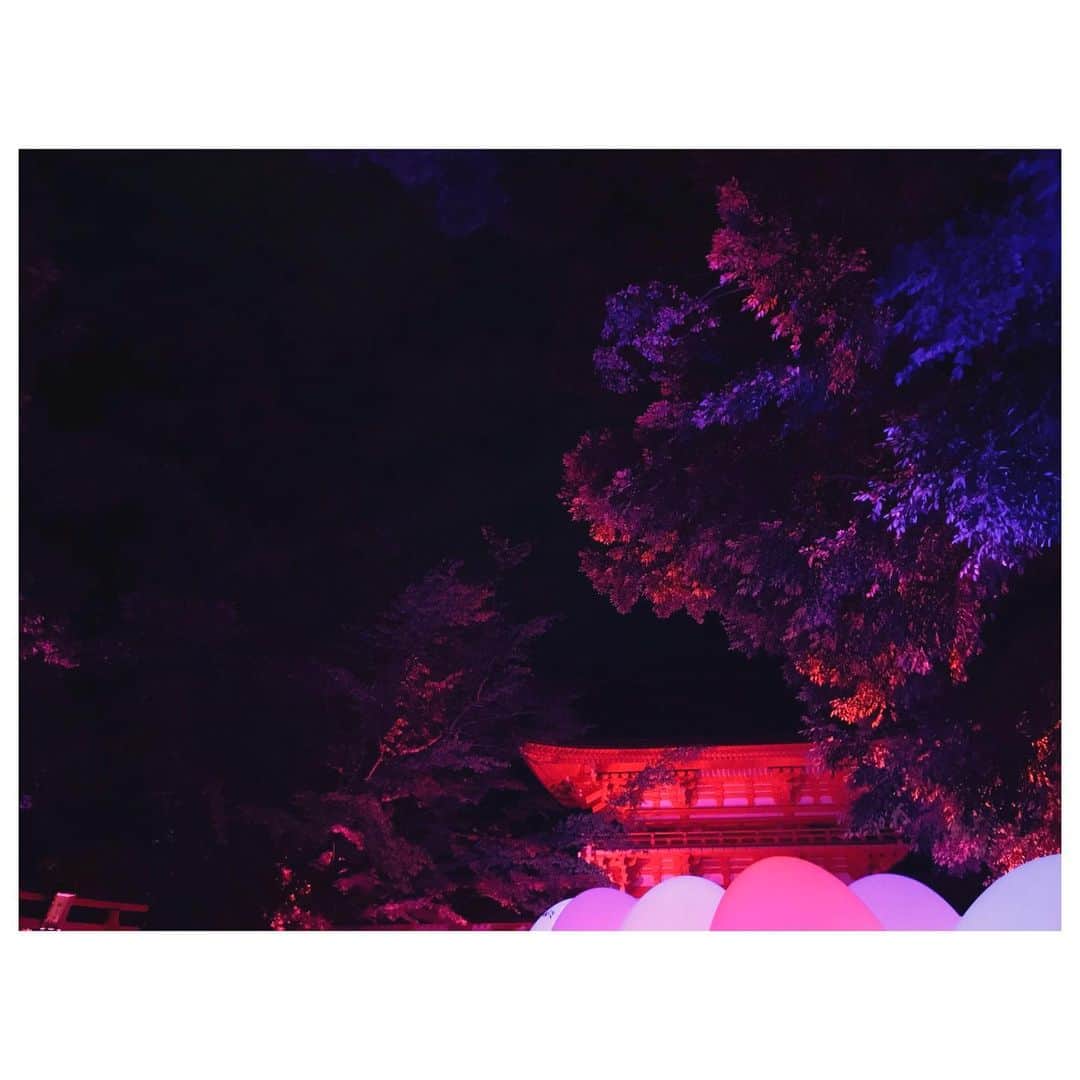 大塚愛さんのインスタグラム写真 - (大塚愛Instagram)「下鴨神社 糺の森の光の祭 Art by teamLab - TOKIO インカラミ  私は私を無にする。 それがとても心地よかった。  AIO　#japan #art #teamlab #チームラボ  #京都 #kyoto #下鴨神社」8月28日 22時05分 - aiotsuka_official