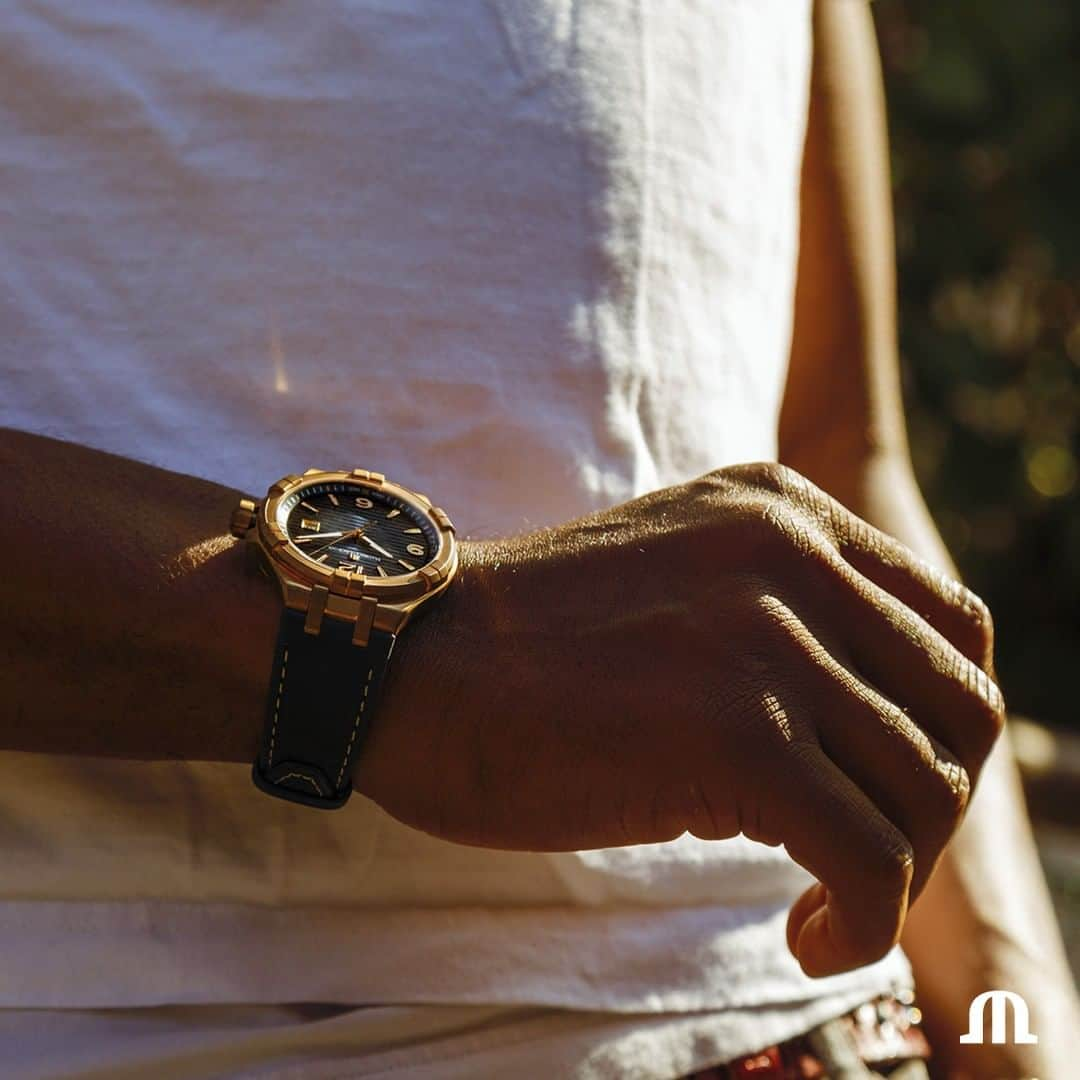 モーリスラクロアさんのインスタグラム写真 - (モーリスラクロアInstagram)「Be authentic, just like the #AIKON Bronze 44mm. #BeYourAikon #YourTimeIsNow  Thanks to @vkee_madison for this cool shot!  #MauriceLacroix #Watch #Reloj #LuxuryWatch #Swisswatch #HauteHorlogerie #Swisswatchmaking #Watchmaking #Wotd #Watchesofinstagram #Watchfam #Watchlife #Swissmade #Whatsonmywrist #Watchoftheday #Watchaddict #Dailywatches #instawatchdaily #instawatches #Wiwt #Womw」8月29日 0時00分 - mauricelacroix