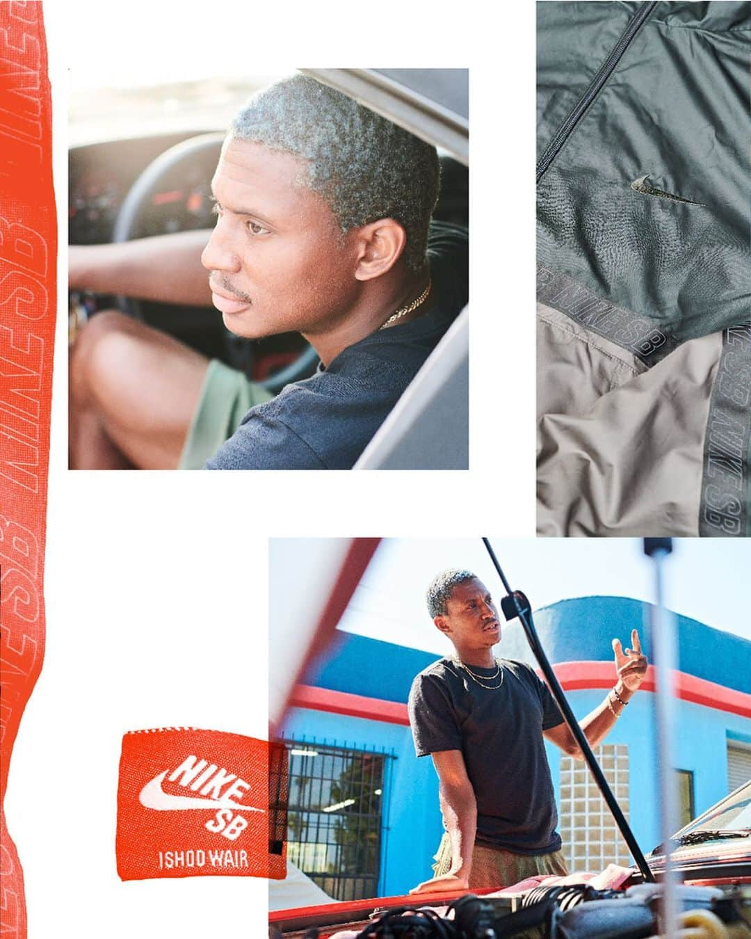 Nike Skateboardingさんのインスタグラム写真 - (Nike SkateboardingInstagram)「Orange Label by @ishodwair.  Pick up Ishod’s latest collection, including shorts, track suit, and re-designed split Bruin pairing suede and mesh for a durable yet breathable silhouette.  Available Saturday, August 31 exclusively in skate shops.」8月29日 0時34分 - nikesb