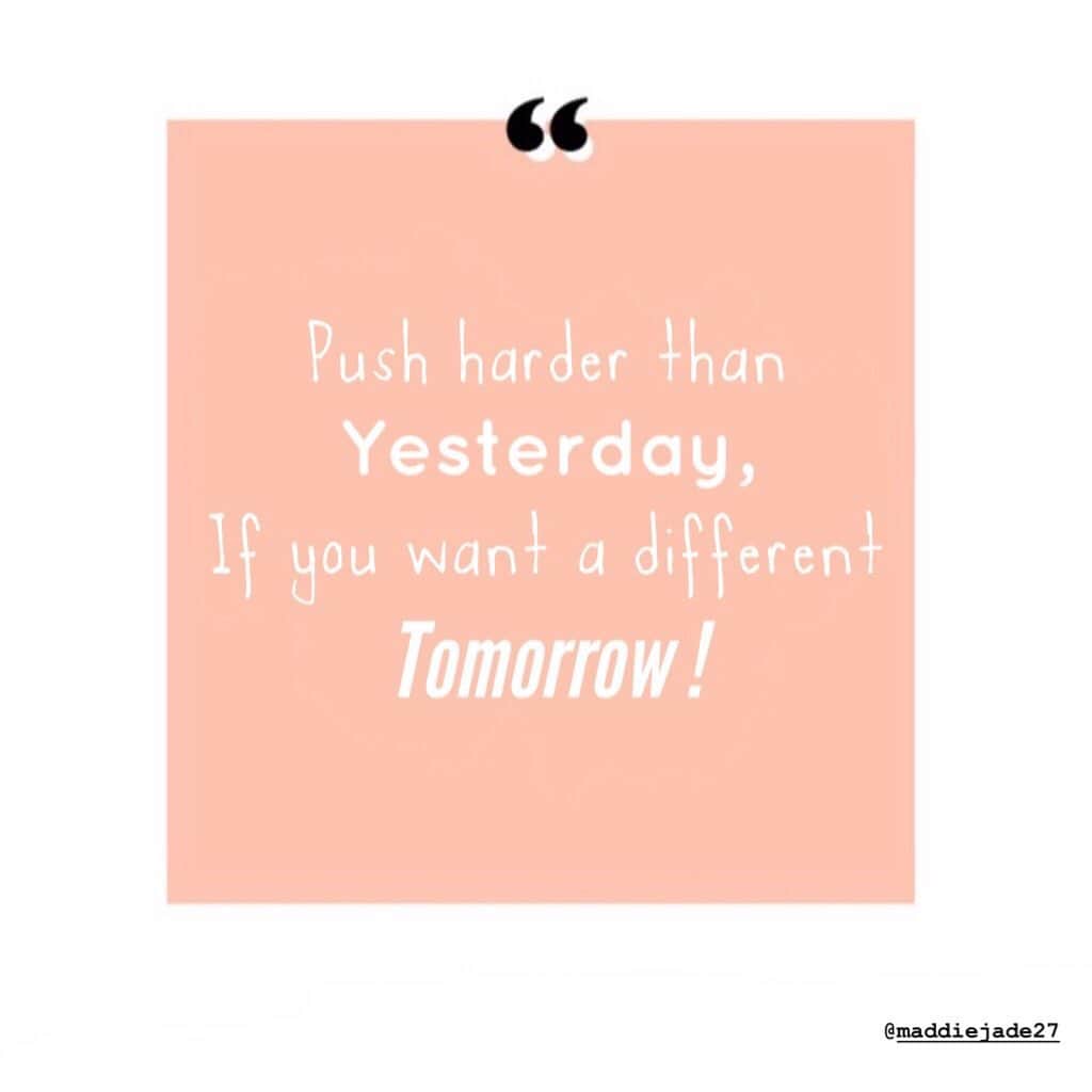 Maddie COATESのインスタグラム：「Don’t ignore your potential 💪🏼 • Share this with a friend below for mid week motivation 👇🏼 @kylielgilbert @danalandgren @sallypevreall」