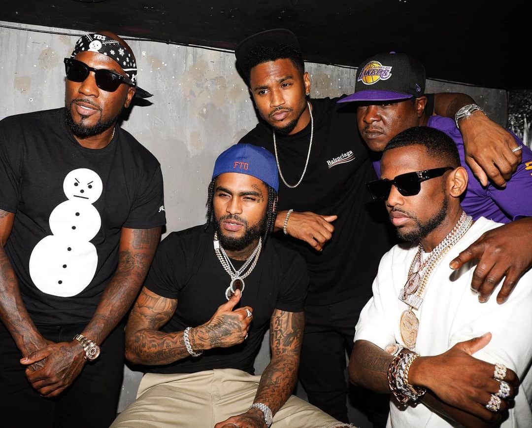 ファボラスのインスタグラム：「THUG MOTIVATION 104 @jeezy @daveeast @treysongz @therealkiss [shot by @evanpierce]  #TM104AlbumListening  #NYC」