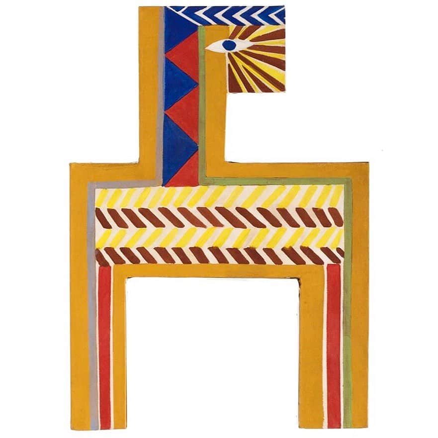 のインスタグラム：「#joeoverstreet #untitled (Sun Tá series) #1967 🌈 (😘 @duroolowu )」