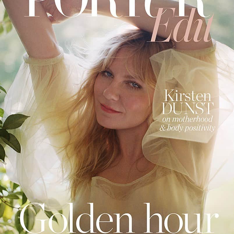 キルスティン・ダンストのインスタグラム：「Thank you! 💞 #PorterEdit @PorterMagazine @NetAPorter @AnneliseHPhillips @Hels_Broadfoot @GemmaStark @TheAnnabelBrog @Jessica.Heald @KarlaShield」