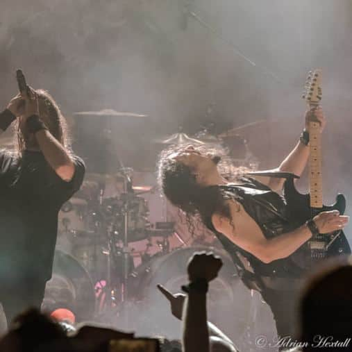 Queensrycheさんのインスタグラム写真 - (QueensrycheInstagram)「Todd and Michael at the Islington Assemby Hall in London (photo credit Adrian Hextall of MindHex Media) #queensrÿche #toddlatorre🎤 #michaelwilton🎸 #islingtonassemblyhall #london #unitedkingdom #espguitars」8月29日 9時03分 - queensrycheofficial