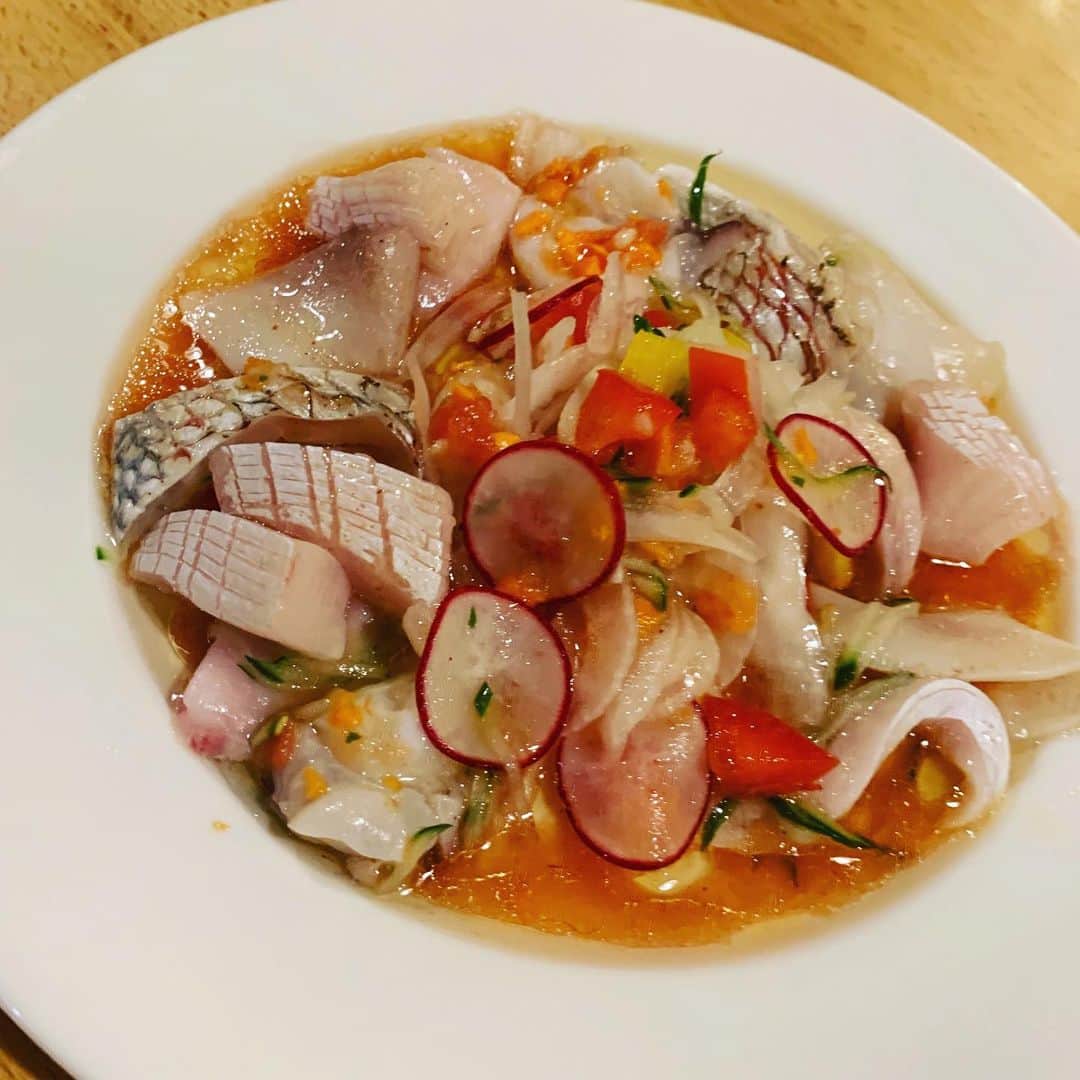 のインスタグラム：「#カルパッチョ #働いて笑おう  #いいねしないでください #魚壱商店#居酒屋 #和歌山 #阿倍野  #followme #マグロ #鮮魚 #海鮮 #天王寺 #新鮮 #ハルカス #駅近 #日本酒 #地酒 #ビール #みかん 飲み#個室 #団体 #貸切 #接待 #合コン #コース #放題 #安い #主婦」