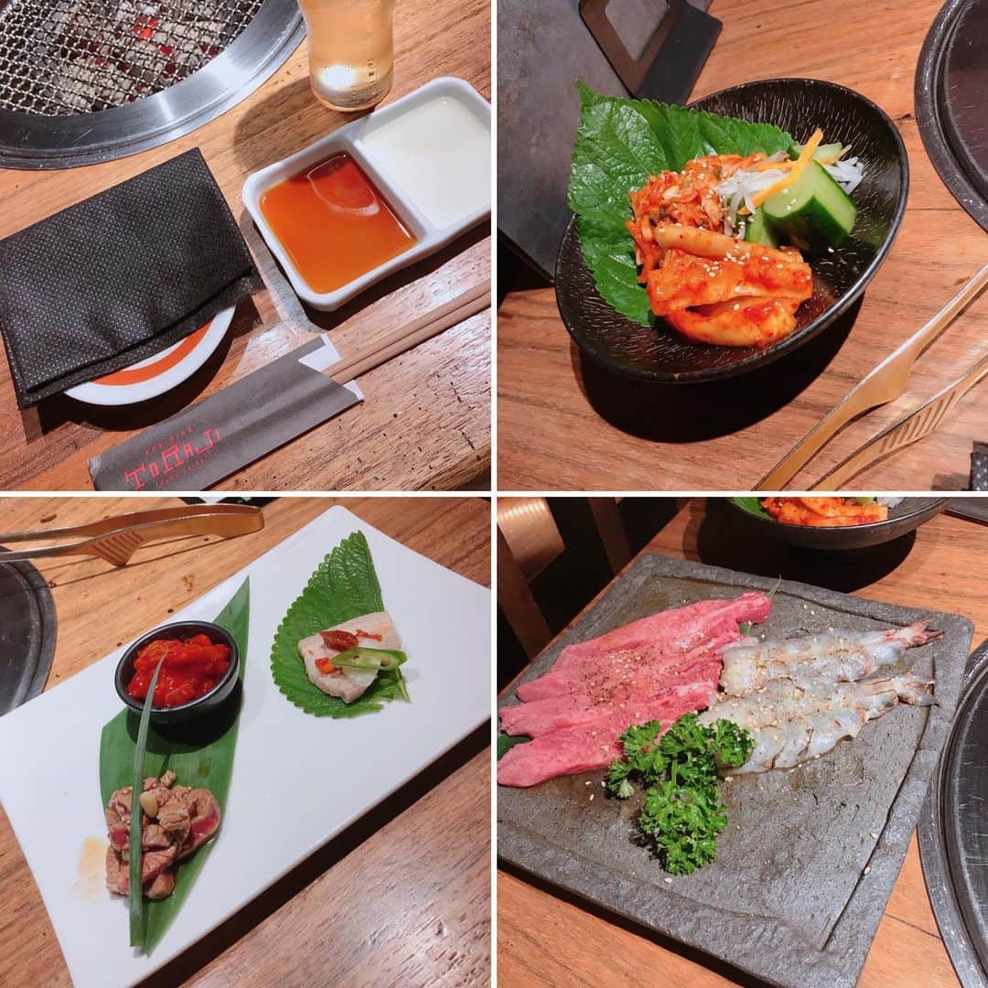 橘芹那さんのインスタグラム写真 - (橘芹那Instagram)「.﻿ .﻿ . #同伴 で #焼き肉 #トラジ 鶴屋町店﻿ .﻿ . 📖 #スタンダードコース﻿ . ＋ #サーロイン握り ﻿ .﻿ . #ジンジャーハイボール で #乾杯#🍻 ﻿ .﻿ . #お肉 柔らかくて美味しかった🥺✨﻿ . #冷麺 もツルンと🍜﻿ .﻿ .﻿ . 日祝以外は月〜木4時まで、金土5時まで、﻿ . #深夜営業 してるからまた行きたい🤤💓﻿ .﻿ . .﻿ . ______________________________ ✍🏻 . #横浜#横浜グルメ#夜職#美女#ニューハーフ﻿ . #キャバ嬢#ホスト#パリピ#3150#397#🐮#🥂」8月29日 9時31分 - serinyangram