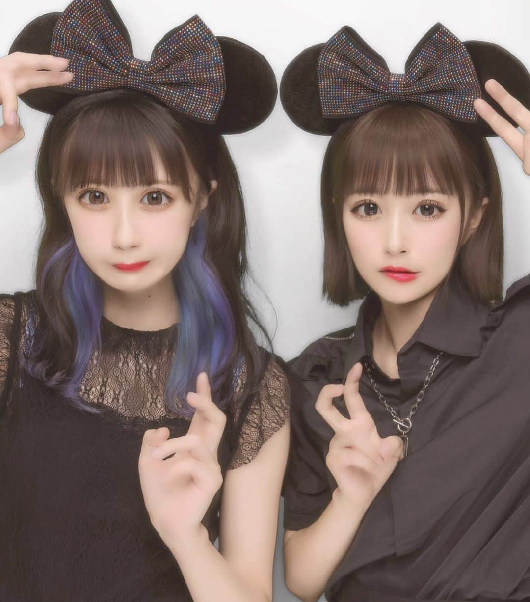山本優菜さんのインスタグラム写真 山本優菜instagram たまたまブラックコーデ被りした ディズニー プリクラ 8月29日 21時59分 Yamamoto Yuna