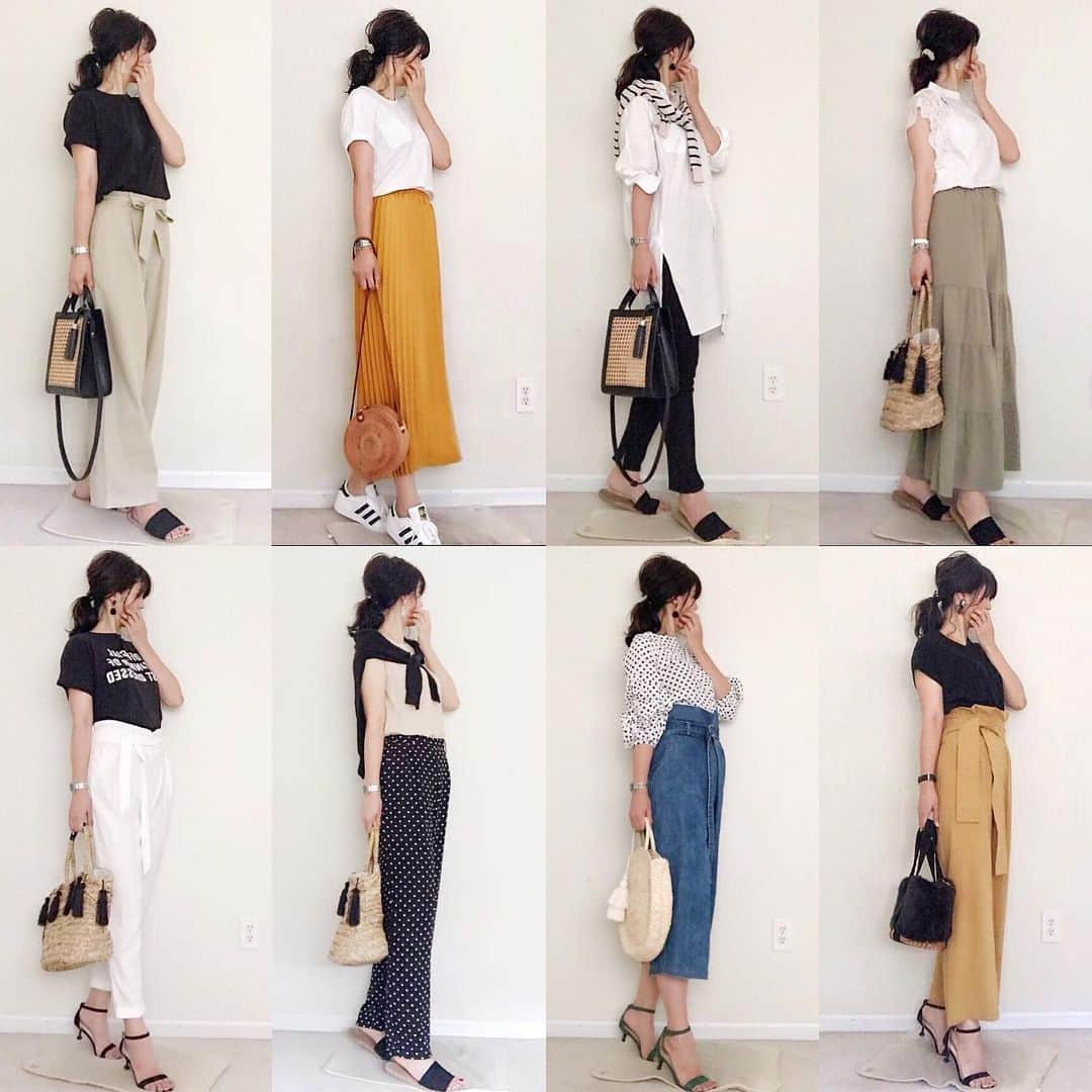 meiさんのインスタグラム写真 - (meiInstagram)「. まとめコーデ👚👗👖 . . @locari_jp . @zara . @ladiesfashion.kandk . @sesto_shoes . @gu_global . @spin_the_earth . @uniqlo . @uniqlo_ginza  @kareishop . @shes_closet . @i_need_more_shoes_official . @hm . @reedit_official . . . #locari #beaustagrammer #プチプラコーデ  #きれいめコーデ  #ママコーデ #ポニーテール#ponte_fashion#ミディアムヘア #アラフォーコーデ #高身長#高身長女子 #guコーデ部 #大人gu部 #gumania  #mamagirl #okgu #ザラジョ#春コーデ#officedressy#大人カジュアル#きれいめコーデ#ユニクロきれいめ部#ワイドパンツ #モノトーンコーデ#ラクジョ#ティアードパンツ#ユニt族 #yesuniqlo#yeshm#r_fashion」8月29日 21時51分 - mei.5.7.des