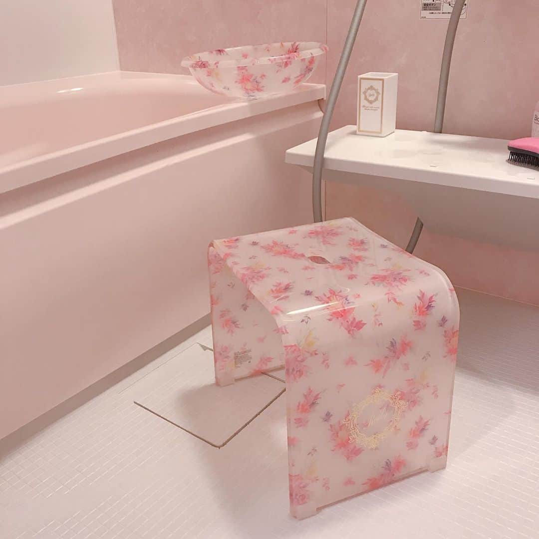ちいめろさんのインスタグラム写真 ちいめろinstagram ちいめろ お風呂場 バスルーム Rady 可愛い インテリア ピンク大好き 8月29日 14時07分 Chiimelo74