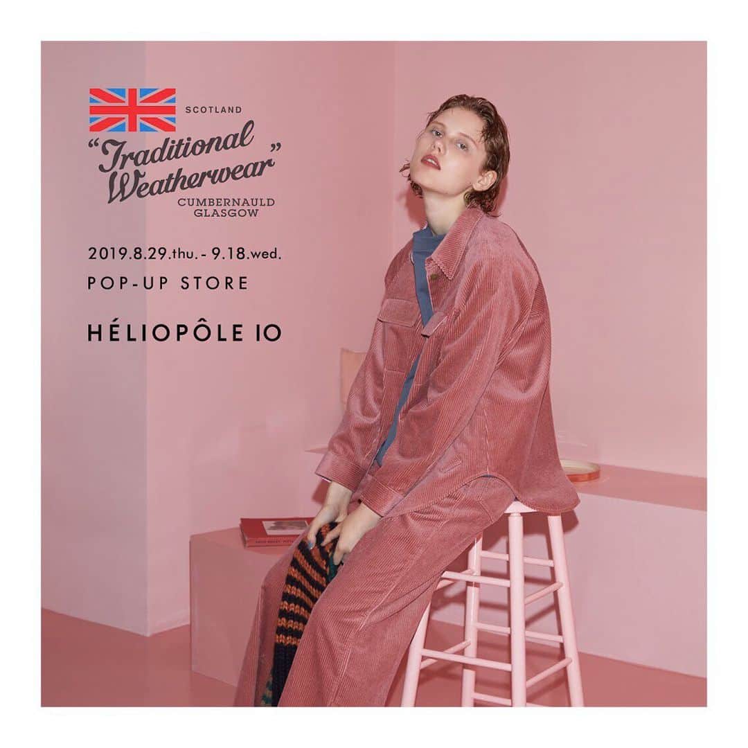 エリオポールのインスタグラム：「8.29.-9.18.  HÉLIOPÔLE 10 POP UP STORE “Traditional Weatherwear”  つぎつぎとかたちを変えるポップアップストア、“HÉLIOPÔLE 10（エリオポール ディス）”。 エリオポール セレクトによるスペシャルなアイテムが揃います。  今回は、英国の伝統と今の気分を感じさせるコレクションが魅力的な「トラディショナル ウェザーウェア」。 ブランドの定番人気モデル“ARKLEY（アークリー）” では、新型に加え、エリオポールの30 周年に合わせた別注カラーのネイビーが登場。  またジャケットやパンツを豊富なカラーで展開する他、バッグやポーチなどの小物類が充実し、身に着けることが楽しい、大人のカジュアルアイテムが揃います。  エリオポール 10 〒160-0023 東京都新宿区西新宿1-1-5 ルミネ新宿1/3階　 TEL:03-3345-5855  #HELIOPOLE #heliopole #エリオポール #traditionalweatherwear #2019aw #autumnwinter #秋冬ファッション #selectshop #fashion #style」