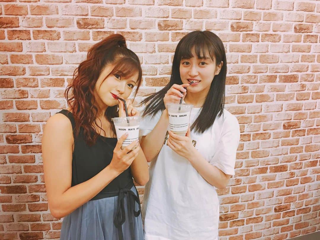 NMB48さんのインスタグラム写真 - (NMB48Instagram)「✳︎﻿ ﻿ あいりんご&ちっひーがご来店☺︎﻿ ﻿ #NOONMATEBREAK﻿ #coffee﻿ #NMB48」8月29日 16時41分 - nmb48_official