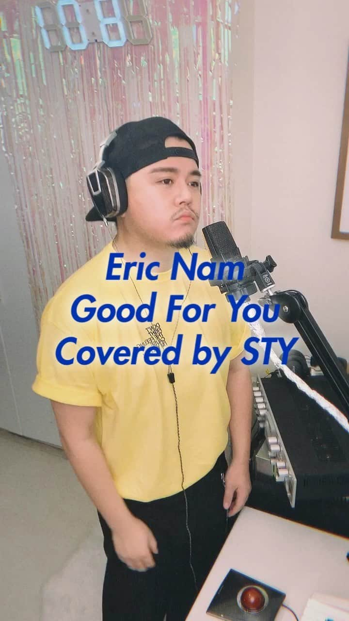 STYのインスタグラム：「#cover #mesinging #GoodForYouEricNam #GoodForYou #EricNam #에릭남 #RnBcover #RnB #AcousticCover #カバー #kpop #kpopカバー #kpopcover #coversong #singer #instacover #instagramsinger #acousticcover #vocal #sing2music @realericnam . 歌詞が甘すぎて「おいうらやましいぞ」ってなってましたつらみざわ。おい誰か抱かせろ（急なオス感）」