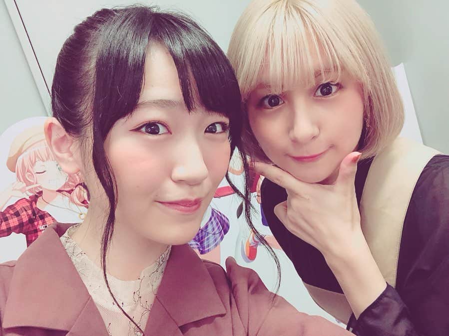 吉田有里のインスタグラム：「WEGO25周年特大イベント「THE PASSION FES 情熱祭」バンドリ！トークイベント ご来場くださった皆様、ありがとうございました！！ あたたかなお客さんばかりで嬉しかった…ステージから見える皆さんの笑顔で緊張ほぐれました😊✨ あみたちゃんとご一緒できて幸せでした〜楽屋から楽しかった〜💓 #EXIT さん、凄かった…芸人さんってすごいなぁ。 ガルパ×WEGOコラボ第3弾、よろしくお願いします！ WEGOさん、25周年おめでとうございます〜🎊🎉 #バンドリ #ガルパ #wego #thepassionfes #情熱祭 @wego_official  #前島亜美 ちゃん #あみた ちゃん」
