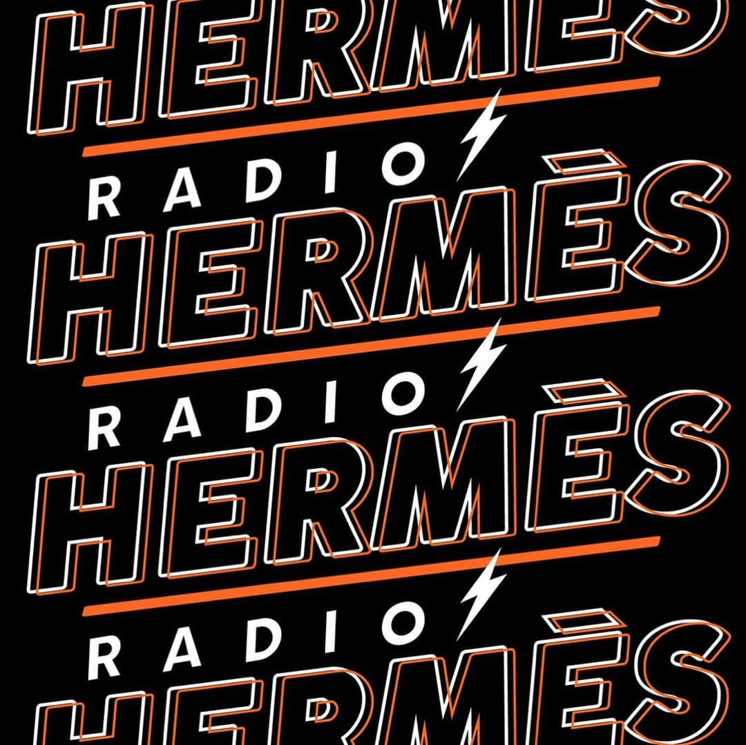 YOSHIROTTENのインスタグラム：「この度エルメスが東京を舞台に9/1より 約一ヶ月間かけて行う イベントRadio Hermèsにて アーティスティックディレクターとなり、 グラフィックから空間デザイン、イベントや映像、ラジオまで様々な面でアートディレクションしております。 1年かけて準備してきたプロジェクトです。 面白いことが色々起こります⚡️ ぜひ 観に来たり聴いてくださいませ 📻 随時アップしていきます〜  @hermes  #ラジオエルメス  So here comes the Radio Hermès set in Tokyo from 1st September presented by Hermès. Event runs almost a month. I was assigned as an artistic director of the whole project taking care of graphics, space design, event design, films, radio and such. We have been prepared for this project nearly a year. Something really interesting will happens a lot in this short time. Pls listen to the radio and also visit the pop up radio station. Will keep posting here.」