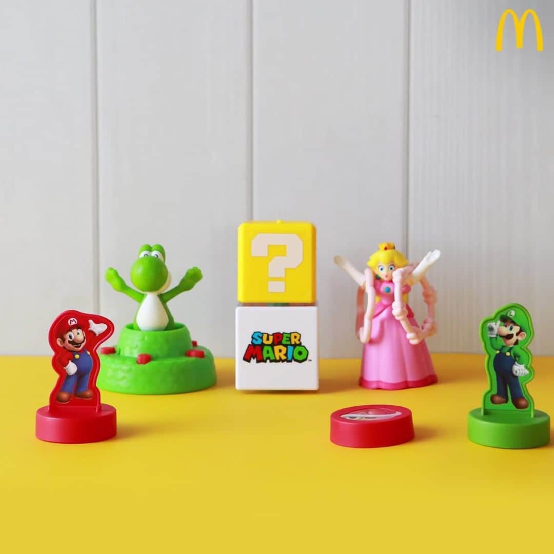 McDonald's Philippinesのインスタグラム：「Time to team up and get your game on with the Super Mario All-Stars! Get one Super Mario All-Stars toy with every Happy Meal. Order now via McDelivery.」