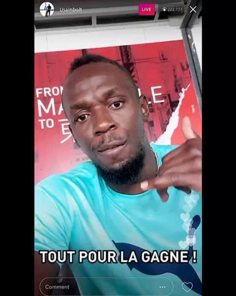 ディミトリ・ペイェのインスタグラム：「#PUMAFam  @pumafrance @pumafootball  #ForeverFaster  @usainbolt @alonzofficiel @florentmanaudou  @olympiquedemarseille @equipedefrance @famillespoir #10 #⚪️Ⓜ️ #LMV #NMP-10 #TeamBoumBam」