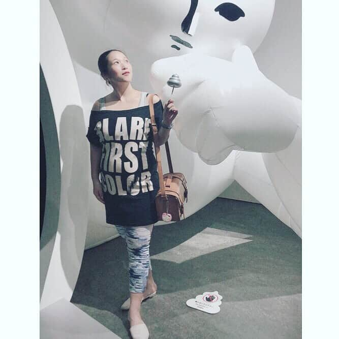 世手子さんのインスタグラム写真 - (世手子Instagram)「Go out with a bra top tank top(#^.^#) Interesting museum(*´-`) I appreciate everybody's nice comment♪(*^^)o∀*∀o(^^*)♪ https://item.rakuten.co.jp/gain-mart/fa-039/ @unko_museum #うんこミュージアムtokyo へお出かけ（＾＿＾）☆ #gainmart の苦しくない #ブラトップ でカップ付き楽チン #マタニティコーデ ((o(^∇^)o)) #MAXうんこカワイイ 中でも映えますww カラーバリエーションが多い #ブラトップタンク なのでお出かけには重宝するので何枚でも欲しくなっちゃうね(๑˃̵ᴗ˂̵) #カップ付きタンクトップ 生地のサラサラ感が涼しいo(^_^)o #楽チンコーデ で話題のミュージアムも堪能しましたww #カップ付きインナー #カップ付きタンク #カップ付き #オトナ女子 #タンクトップ #お仕事コーデ  #PR」8月29日 18時54分 - rojide