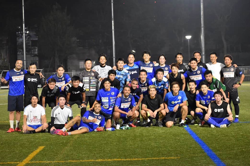 のインスタグラム：「. 小林祐希が調整を終え、次への挑戦へ⚽️ . 南葛に所属していた選手が仕事の関係で退団し、次のチームへ⚽️ . ありがとう😊 そして、頑張れ👍 . #南葛sc #キャプテン翼 #練習 #小林祐希 #福西崇史 #葛飾区 #東京都 #アマチュア #soccer #仲間 #退団 #instagood #instasports」