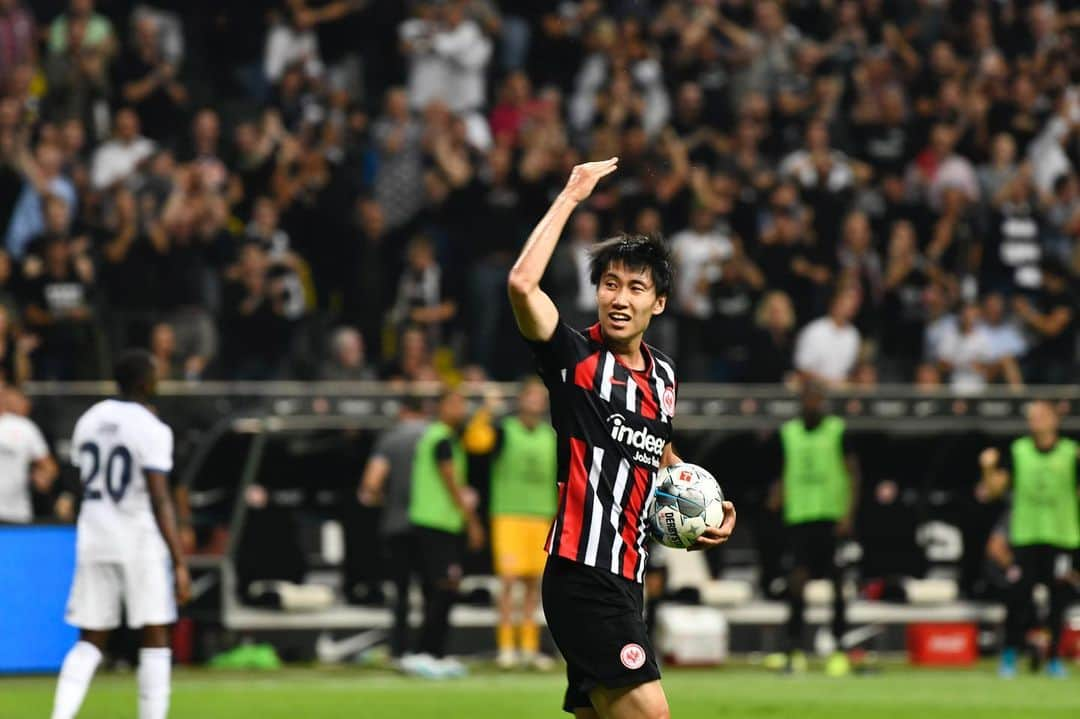 鎌田大地さんのインスタグラム写真 - (鎌田大地Instagram)「It was very good  game🦅 Thanks for top support our fans  This is Eintracht Frankfurt  This is home game  We go Europa leagu🦅🦅 All players used BANKAI today」8月30日 7時22分 - kamadadaichi