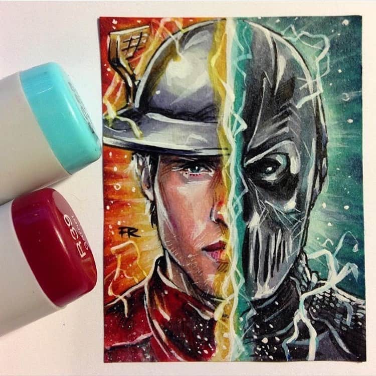 テディ・シアーズのインスタグラム：「Ok, OK: @wizardworld TULSA is next weekend Sept 6-8. Come on by. Ridic art by @cisco_edlv72 💥」