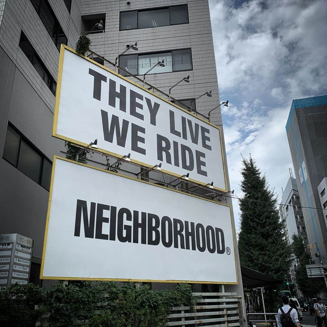 滝沢伸介さんのインスタグラム写真 - (滝沢伸介Instagram)「👁‍🗨THEY LIVE WE RIDE @neighborhood_official  #neighborhood  #tokyo #theylive」8月29日 22時51分 - sin_takizawa