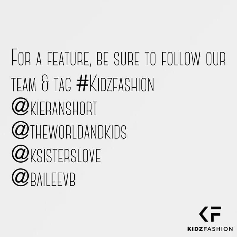 Kidz Fashionさんのインスタグラム写真 - (Kidz FashionInstagram)「We love supporting those who support us. For continual features on our page, be sure to not only #Kidzfashion but follow our team😊 Thank you to everyONE who already does, we appreciate you all💕 @kieranshort @theworldandkids @ksisterslove @baileevb」8月29日 23時14分 - kidzfashion